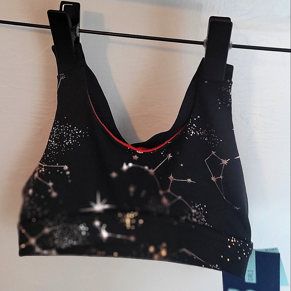 DSG Girls Sport Bra Black 2XS NWT